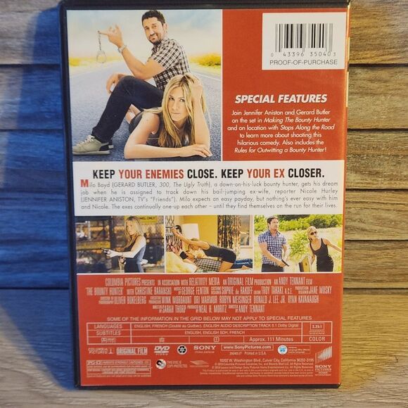The Bounty Hunter dvd Jennifer Aniston Bundle Dvds - Picture 2 of 5